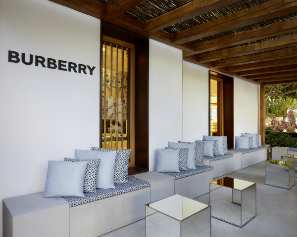 Burberry's pop-up store opens for the second year in Nammos