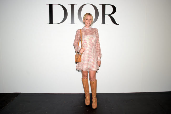 Dior show Arrivals Paris Fashion Week: Camille Cottin, Ludivine Sagnier and Emmanuelle Devos