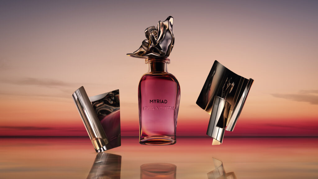 Louis Vuitton x Frank Gehry reinvent the Extrait de Parfum, the