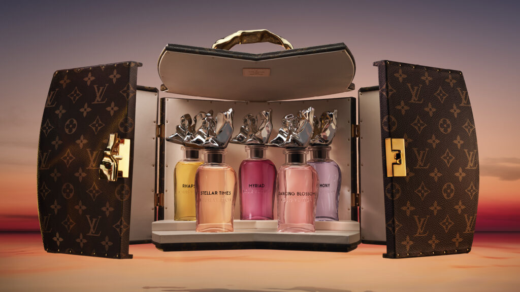 Louis Vuitton reinvents its Les Extraits perfumes with Frank Gehry