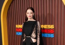 EMMA STONE WEARS LOUIS VUITTON TO THE PREMIERE OF “KINDS OF KINDNESS”