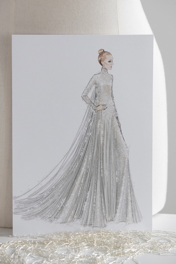 Céline Dion’s Crystal-Coated Dior Opening Ceremony Gown Took Over 1,000 Hours to Make