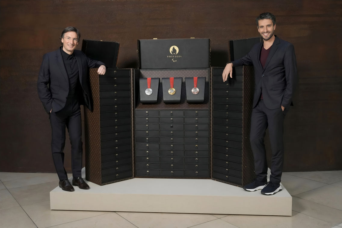 Louis Vuitton protects and showcases medals and torches of the Olympic and Paralympic Games Paris 2024