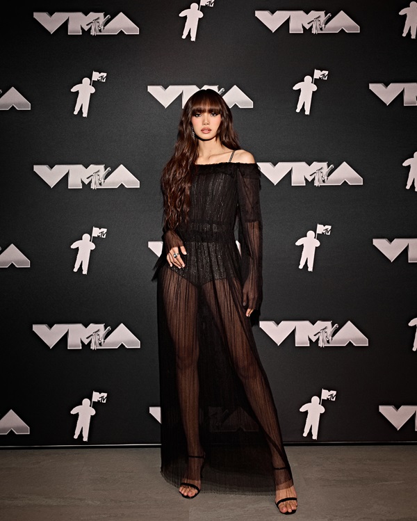 Lisa wears custom Louis Vuitton at the 2024 MTV Video Music Awards