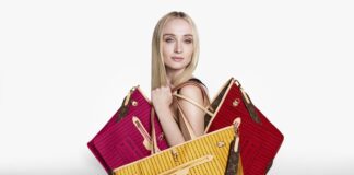 LOUIS VUITTON NEVERFULL INSIDE OUT WITH SOPHIE TURNER