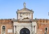 Dior supports Venetian Heritage for the restoration of the Porta Magna Gate, an architectural treasure of the Venice Arsenale