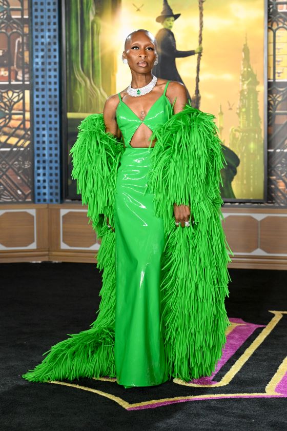 Cynthia Erivo wears custom Louis Vuitton to the premiere of “Wicked” in Los Angeles