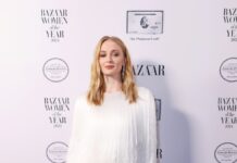 Sophie Turner wears Louis Vuitton to the 2024 Harper’s Bazaar Women of the Year Awards in London