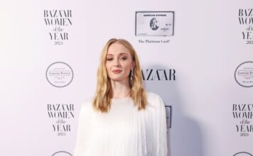 Sophie Turner wears Louis Vuitton to the 2024 Harper’s Bazaar Women of the Year Awards in London