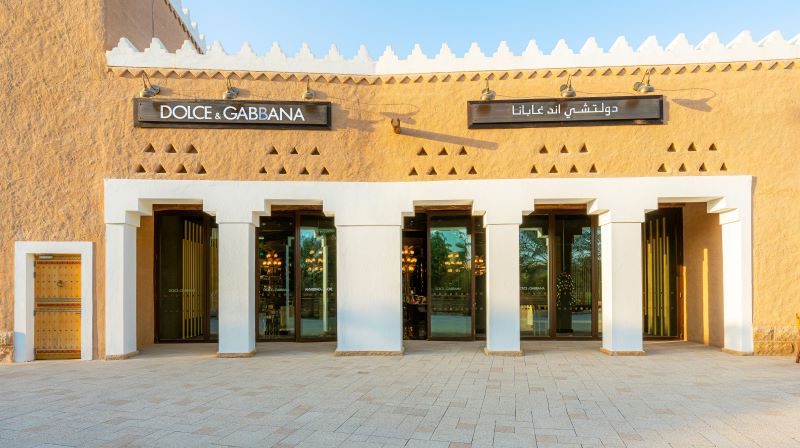 Dolce&Gabbana inaugura una boutique di lusso e un caffè al Bujairi Terrace di Diriyah