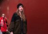 Taylor Swift Wears a Monogram Louis Vuitton Jacket to Chiefs Playoff Game