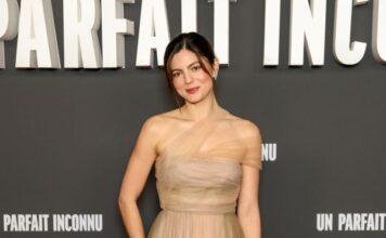 Monica Barbaro wearing Dior at the 'A Complete Unknown' premiere in Paris.